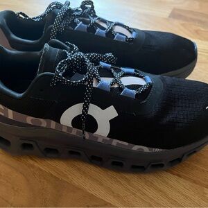 On Running Black and Gray Women's Sneakers